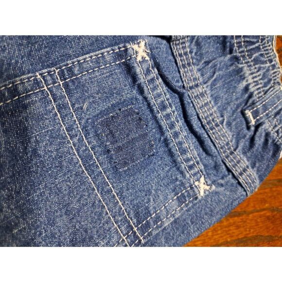 New 3T Two Pairs Faded Glory Cotton Denim Blue Jean Shorts Pockets Belt Loops - Picture 4 of 5